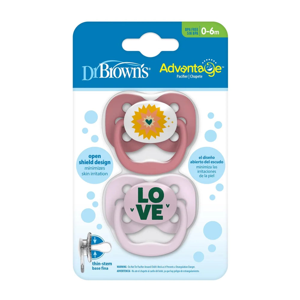 Dr. Brown's Lot de 2 Sucettes Advantage 0-6M
