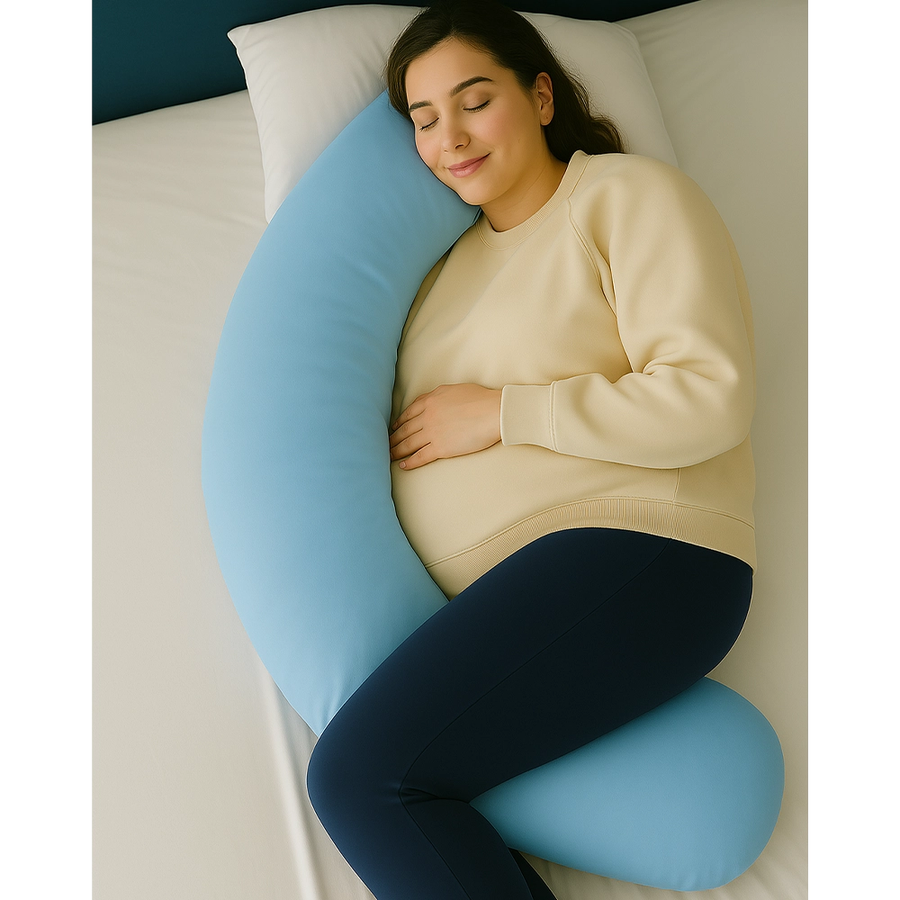 Bambidou Coussin de Grossesse - Bleu Ciel