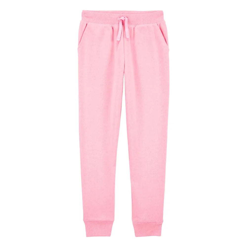 OshKosh Girl's Drawstring Jogger Pants - Pink