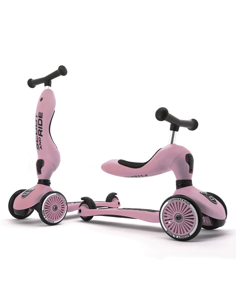 Scoot And Riide  Trottinette 2en1 Highwaykick 1 - Rose