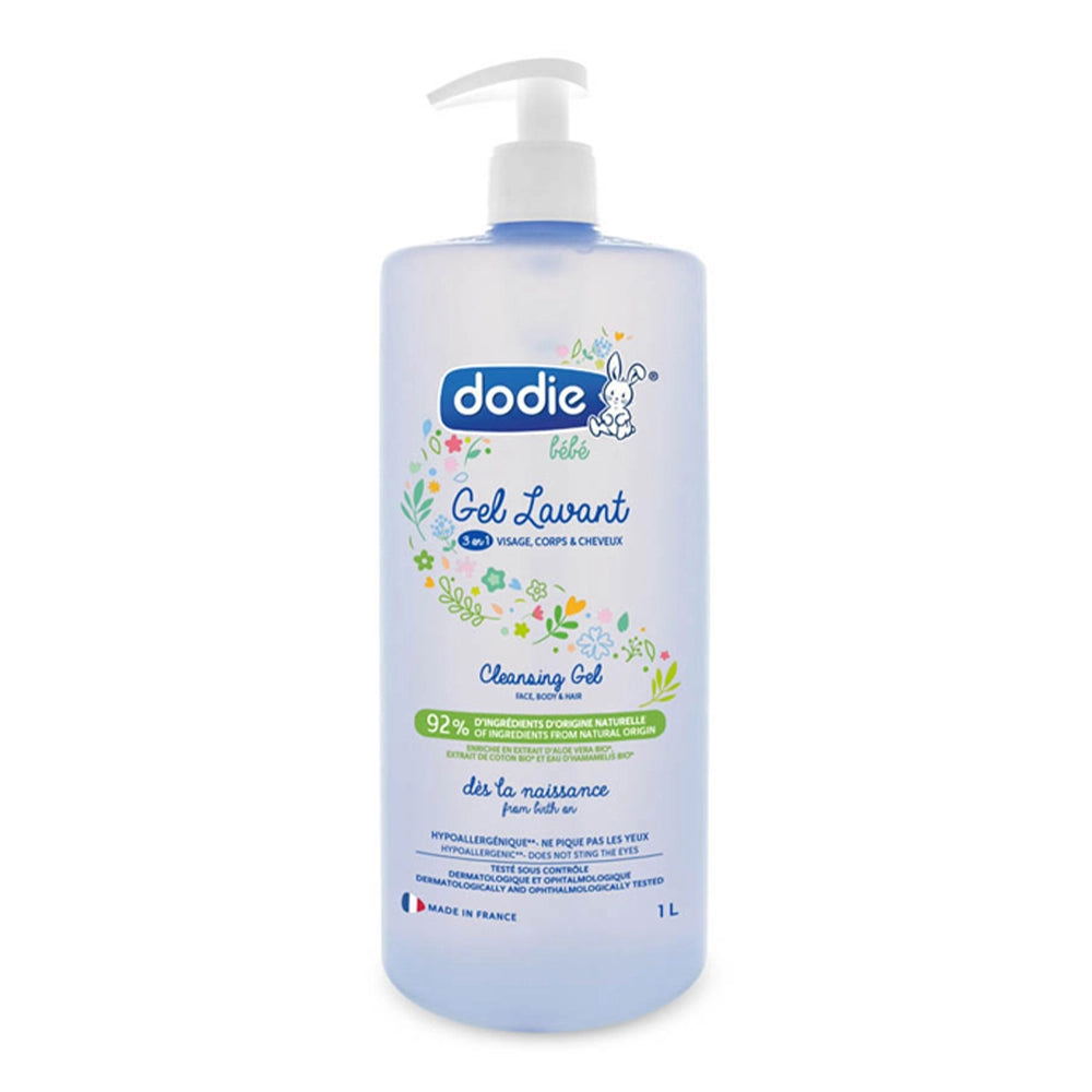 Dodie Gel Lavant 3 en 1 Flacon Pompe - 1L