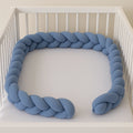 Babymat Tour de Lit Tressé - Bleu Foncé