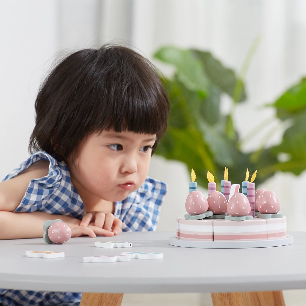 Viga Toys PolarB Gâteau d'Anniversaire en Bois 18M+