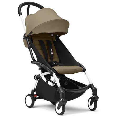 Poussette Stokke® YOYO³ Cadre Blanc 6M+ - Toffee