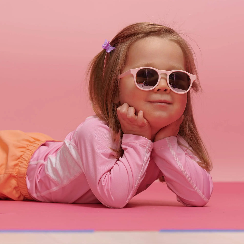 بابيتورز نظارات شمسية كي هول مستقطبة 0-2 سنوات - وردي جذاب