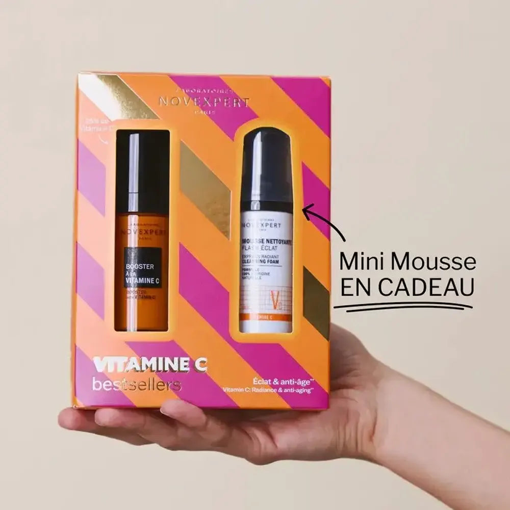 Novexpert Coffret Booster Vitamine C + Mini Mousse