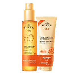 Nuxe Sun Spray SPF50 & Lait Fraîcheur Après-Soleil 100ml Offert
