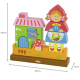 Viga Toys Puzzle Magnétique Chaperon Rouge 2A+