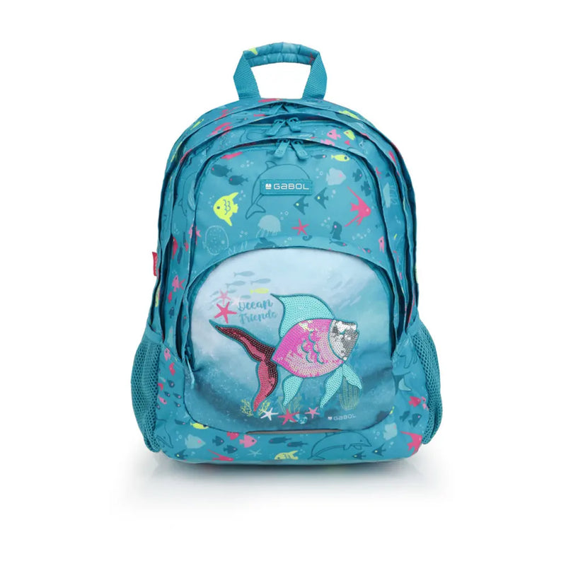 Gabol ACQUA – Sac à Dos Enfant Grand Format 3 Compartiments