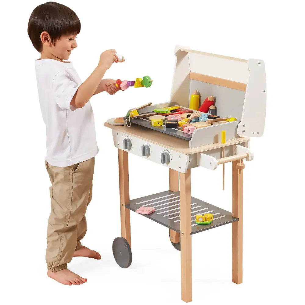 فيغا تويز لعبة شواء خشبية مع ملحقاتها – لعمر 3 سنوات فأكثر