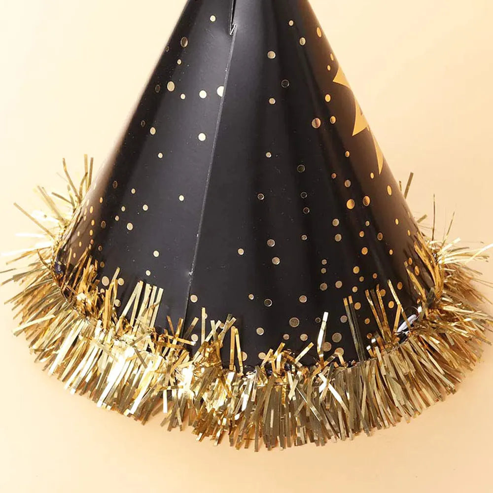 Pack de 4 chapeaux de fête Happy New Year 20 cm - vue 3