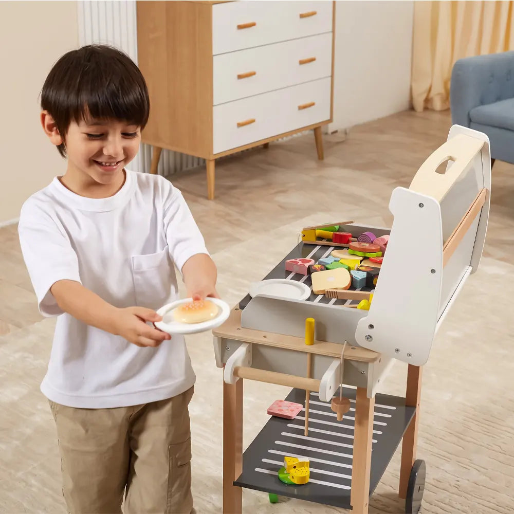 فيغا تويز لعبة شواء خشبية مع ملحقاتها – لعمر 3 سنوات فأكثر