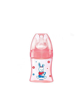 Biberon Dodie Anti-Colique Tétine Ronde 150ml (0-6m) - Rose Poupée