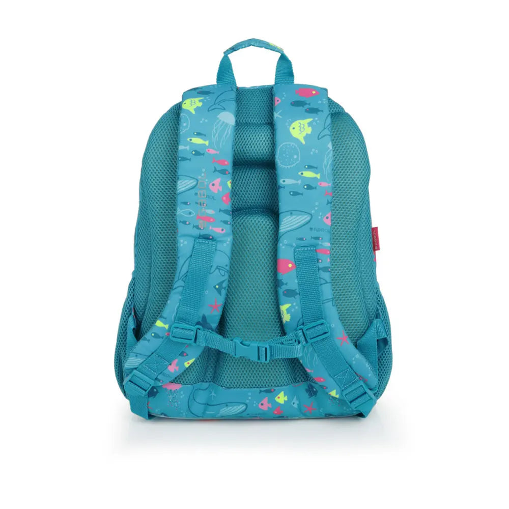 Gabol ACQUA – Mochila Infantil Tamaño Grande 3 Compartimentos