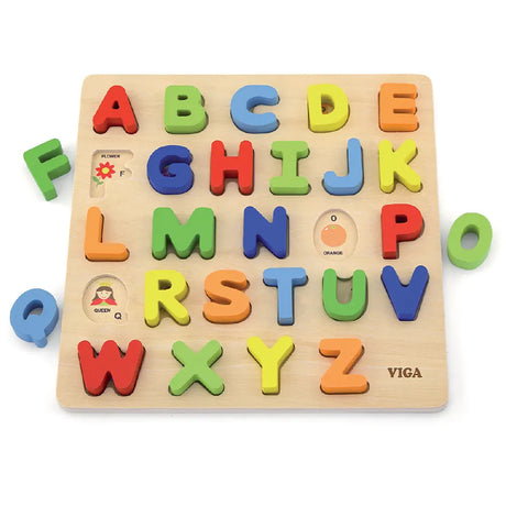 Viga Toys Puzzle Alphabets en Bois 18M+