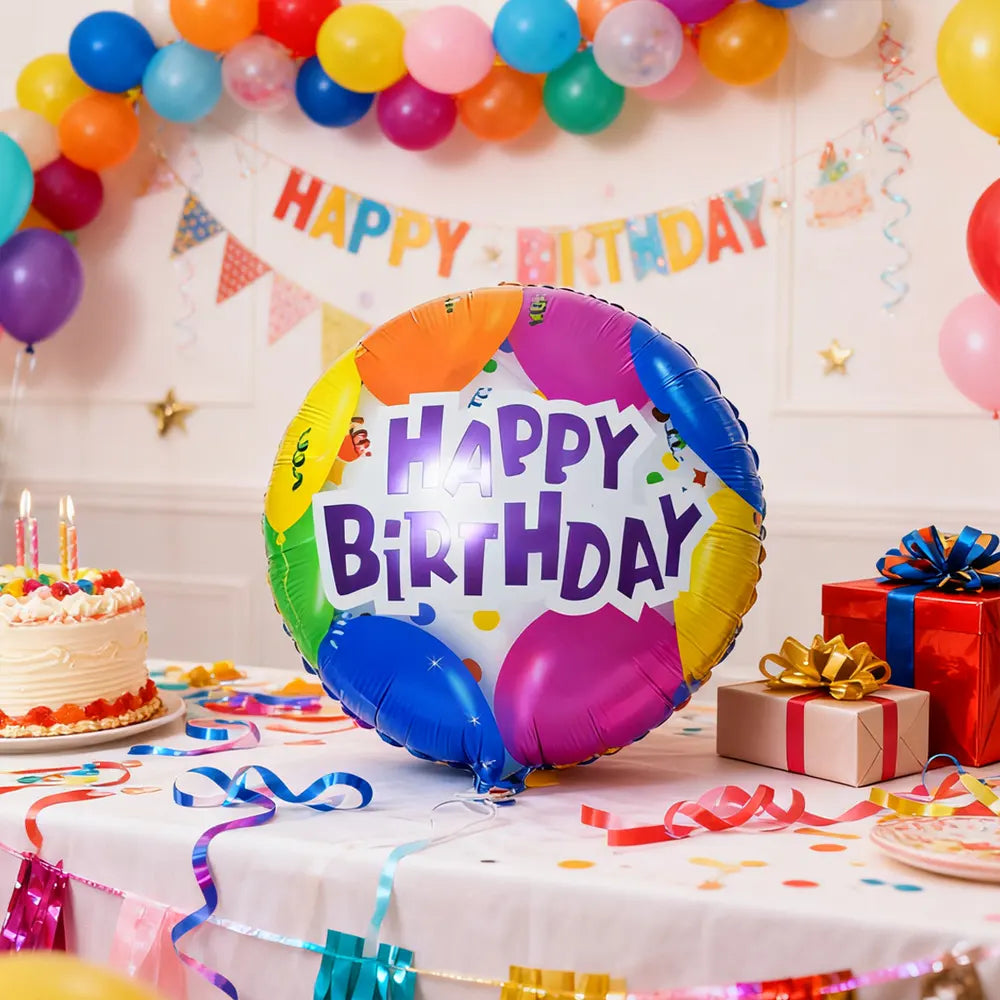 Happy Birthday Foil Balloon – 45cm