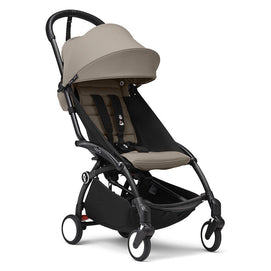 Poussette Stokke® YOYO³ Cadre Noir 6M+ - Taupe