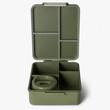 Large Lunchbox with Insulated Food Jar Citron - Green