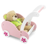 Viga Toys Trotteur & Poussette pour Poupée Rose 2 en 1 3A+