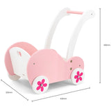 Viga Toys Trotteur & Poussette pour Poupée Rose 2 en 1 3A+