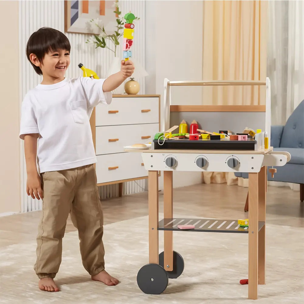 فيغا تويز لعبة شواء خشبية مع ملحقاتها – لعمر 3 سنوات فأكثر