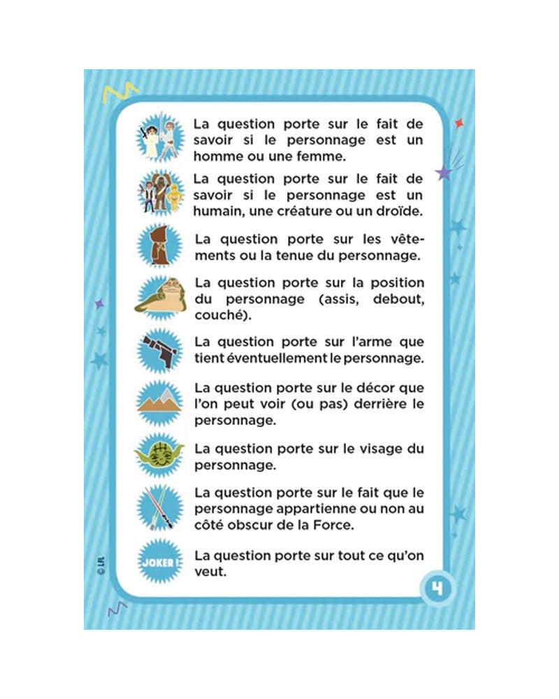 Jeu de Cartes Star Wars - T'es Qui Toi ! 6A+