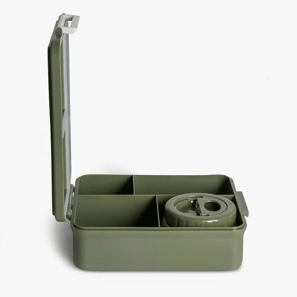 Large Lunchbox with Insulated Food Jar Citron - Green