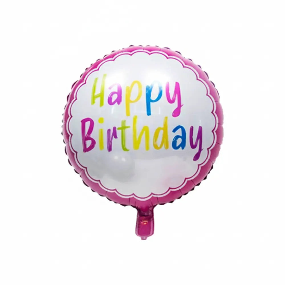 Happy Birthday Pink Foil Balloon – 45cm