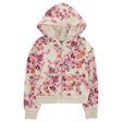 Sweat À Capuche en Polaire - Floral Crème