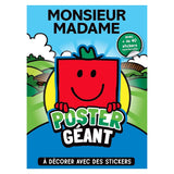 Monsieur Madame - Poster Géant à Décorer avec des Sticker