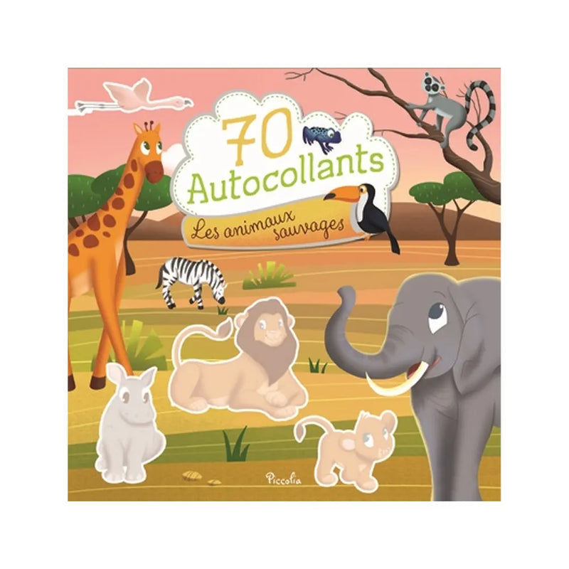 بيكوليا الحيوانات البرية 70 ملصقًا