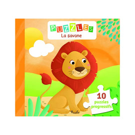 Puzzles La Savane 10 Puzzles Progressifs