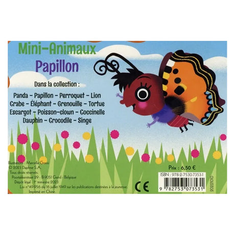 Piccolia Livre Mini Animaux - Le Papillon 