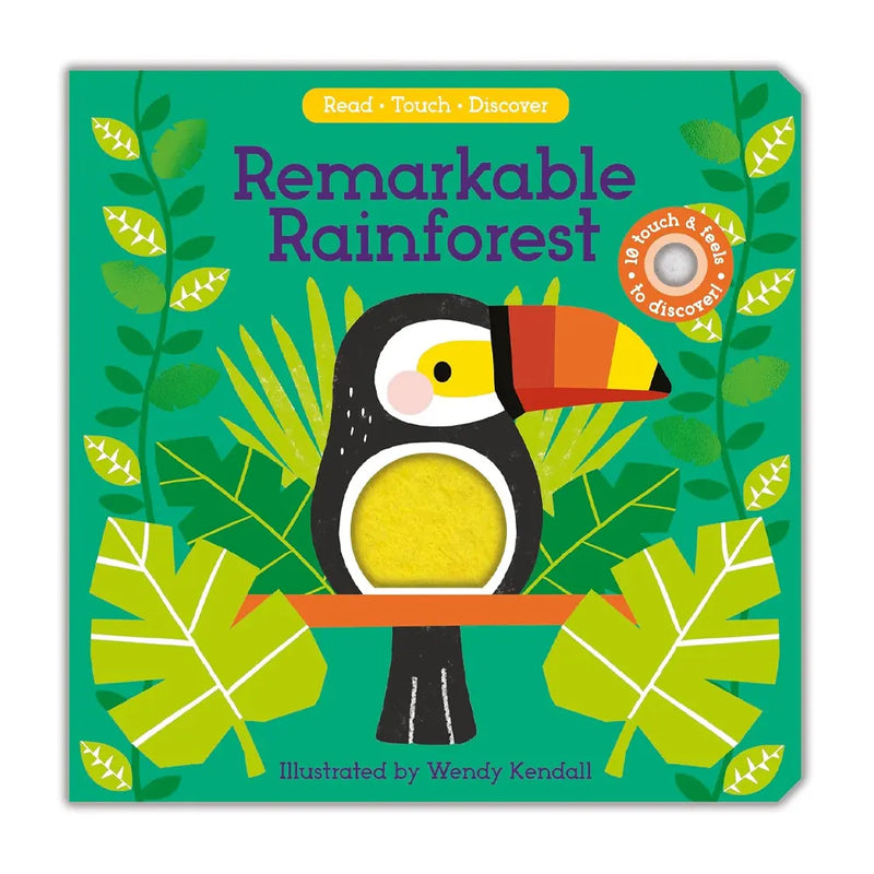 Piccolia Libros para tocar Animales de la Selva Tropical