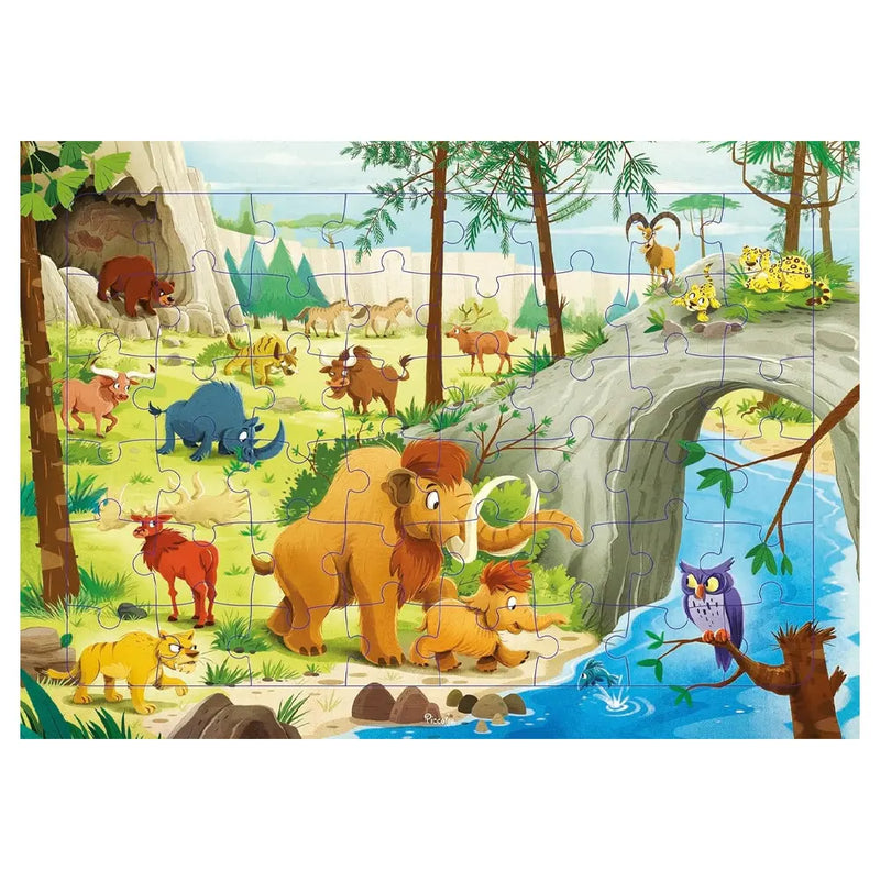 Piccolia Prehistoric Animals 48-Piece Puzzle - 4Y+