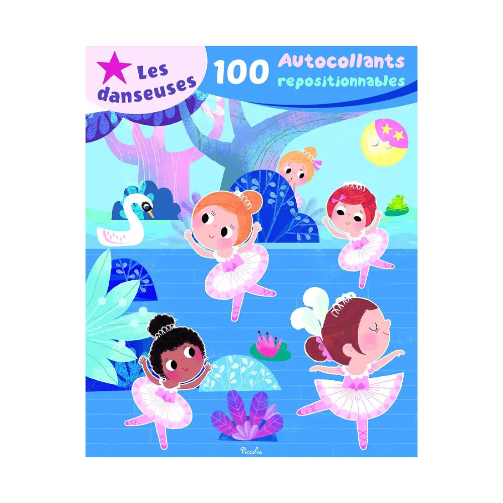 Piccolia 100 Autocollants Repositionnables Les Danseuses - 4A+