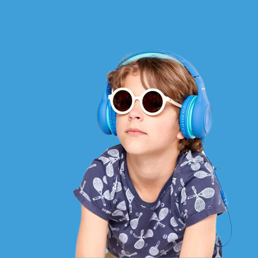 بابيتورز نظارات شمسية دائرية 3-5 سنوات - كريمي حلو