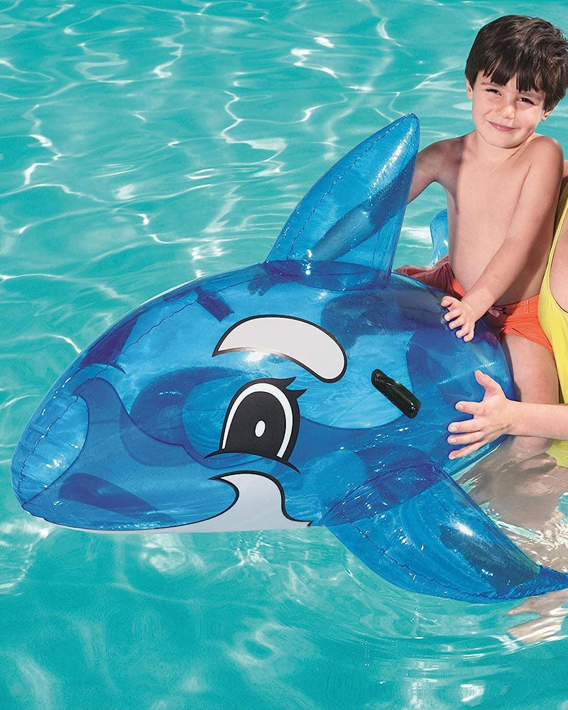 Bestway Inflatable Whale with Handles - Blue
