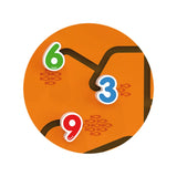 Viga Toys Juguete de Pared para Aprender los Números de Madera - 18 meses+