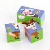 Viga Toys Puzzle Cube 6 Faces Ferme 24M+