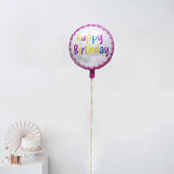 Happy Birthday Pink Foil Balloon – 45cm