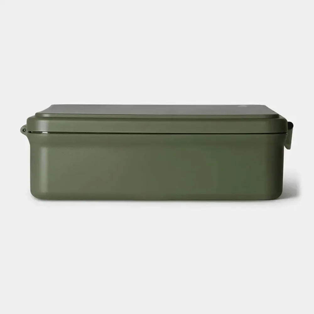 Large Lunchbox with Insulated Food Jar Citron - Green