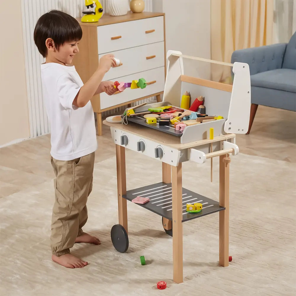 فيغا تويز لعبة شواء خشبية مع ملحقاتها – لعمر 3 سنوات فأكثر