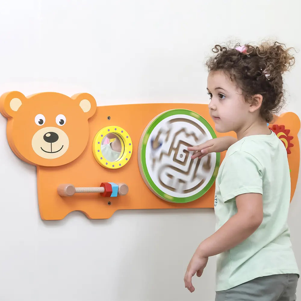 Viga Toys Jouet d'Activité Mural Ours 18M+