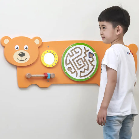 Viga Toys Bear Wall Activity Toy 18M+