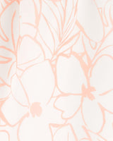Robe Smockée À Imprimé Floral Bébé Carter's - Blanc