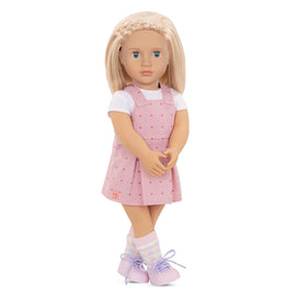 Our Generation Poupée avec Robe Salopette 46cm 3A+ - Naty