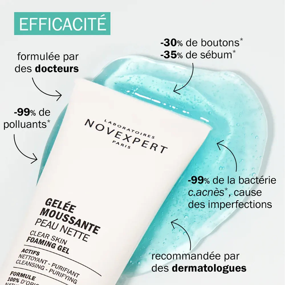 Novexpert Trio-Zinc Foaming Jelly for Clear Skin - 150 G