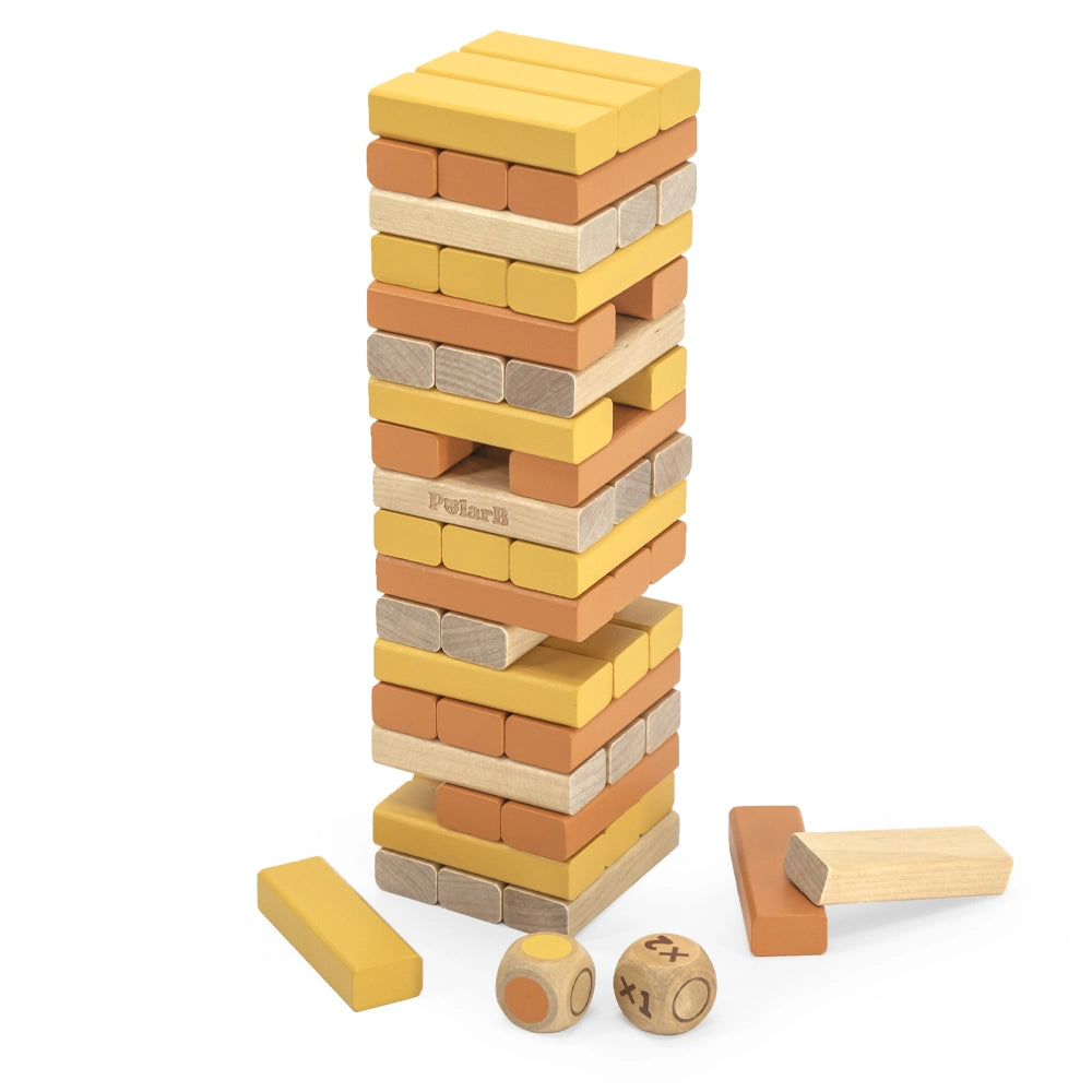Viga Toys PolarB Jeu de la Tour à Empiler en Bois 3A+