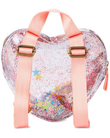 SKIP HOP Sac à Dos Transparent à Paillettes en Forme de Cœur Transparent